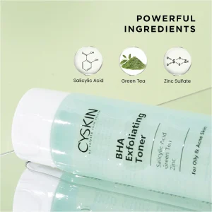 BHA exfoliating toner